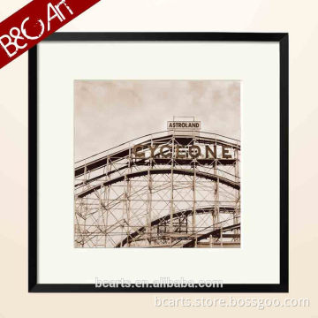Modern printed art painting picture of outdoor architecture